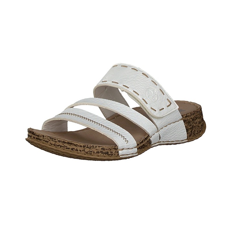 Pantufas Rieker 61150-80 Para Mulher - Branco